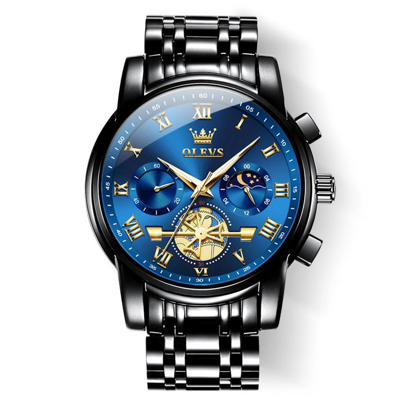 Luxusdesign Dodecagon Quartz Watch Neues multifunktionales Männer -Armbanduhr