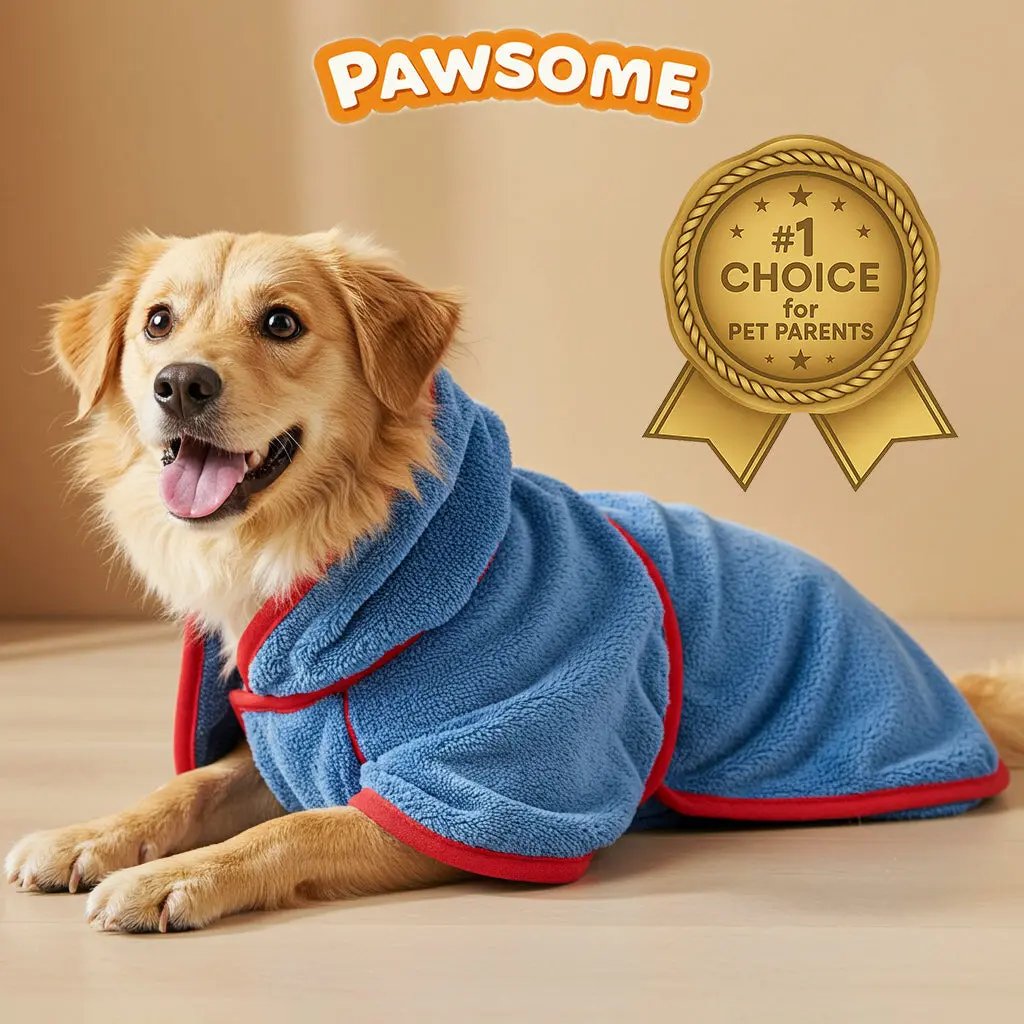 🐶LAST DAY SALE 50% OFF💦 Super Absorbent Quick-drying Pet Dog Bathrobe🐾