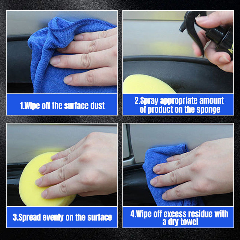 🔥2025 Hot sale!🚗 Crystal Coating Agent for Car Interior Plastic Parts Refurbishment