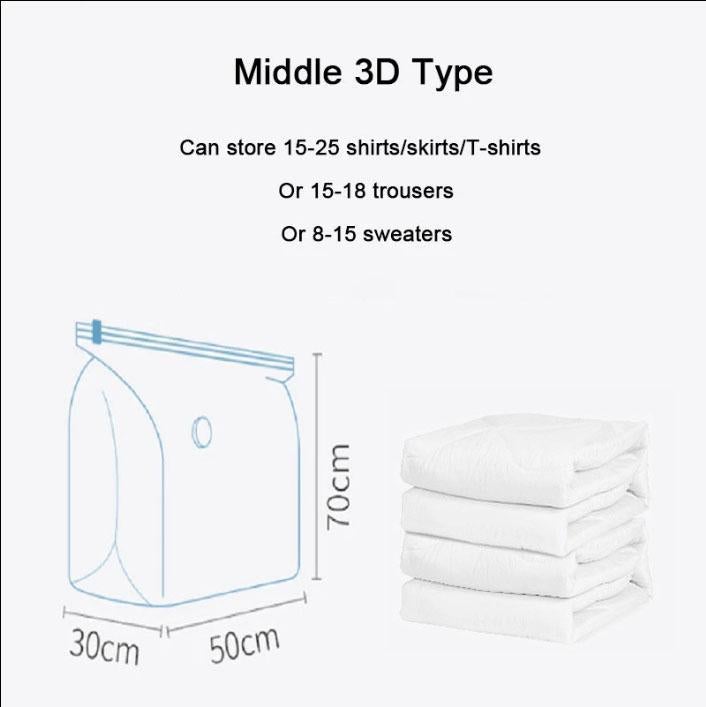 Buy 5 Get 3 Free-Vacuum-free three-second compression 3D storage bag