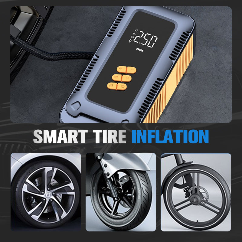 Portable Car Jump Starter with Air Compressor
