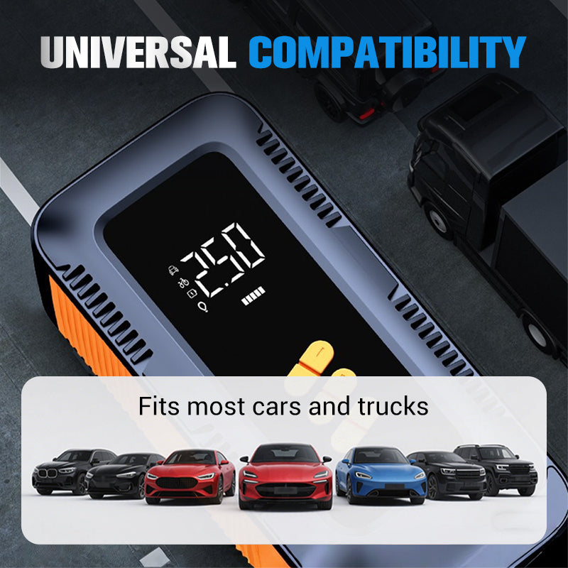 Portable Car Jump Starter with Air Compressor