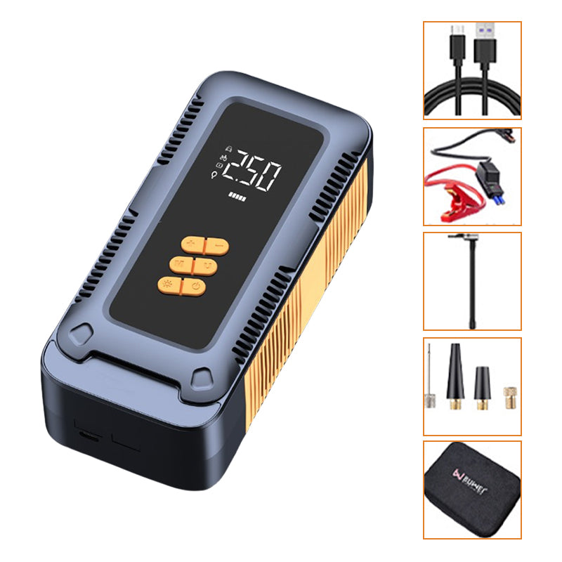 Portable Car Jump Starter with Air Compressor