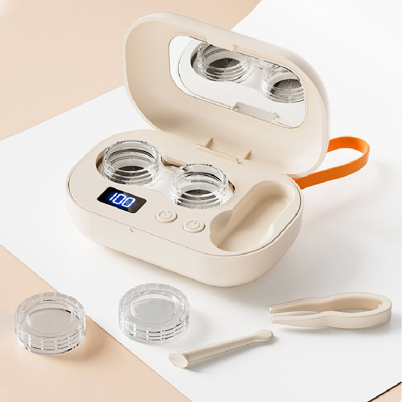 Ultrasonic Contact Lens Cleaner with Timer