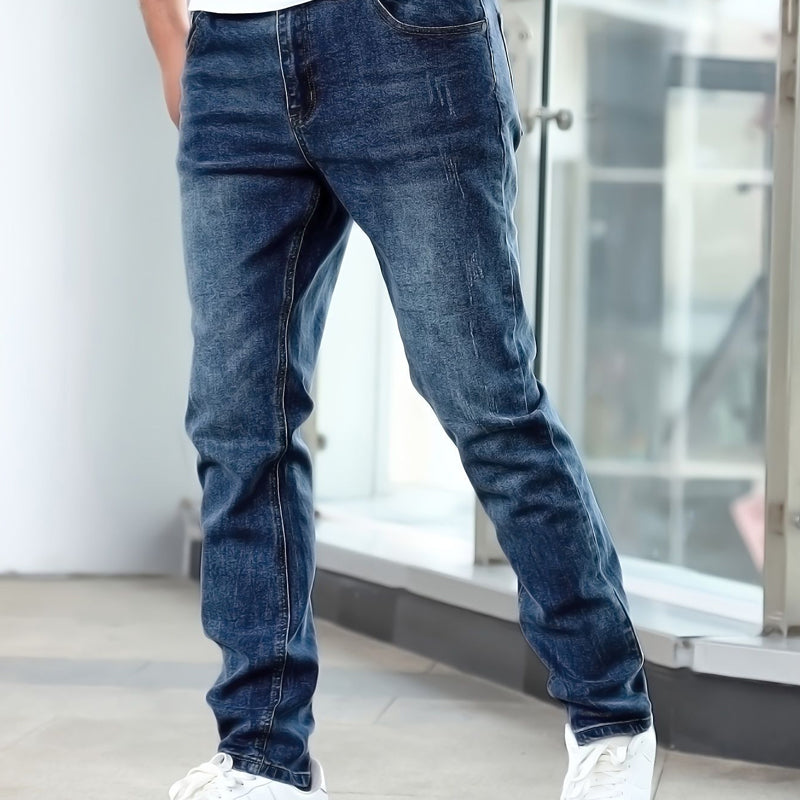 👖 60% OFF NOW! 🔥 Men's Modern Slim Fit Stretch Jeans – Comfortable Stretch, Contemporary Fit & Versatile Everyday Style 💙