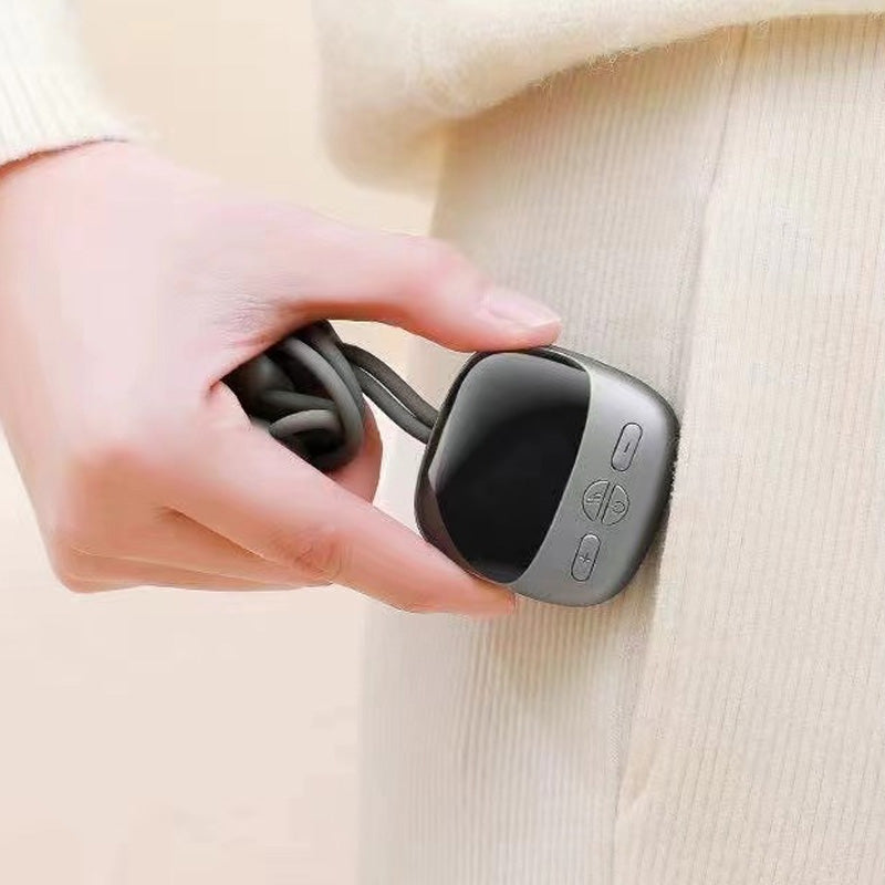 💆 Wearable Pendant Neck Massager with Heat & Adjustable Intensity