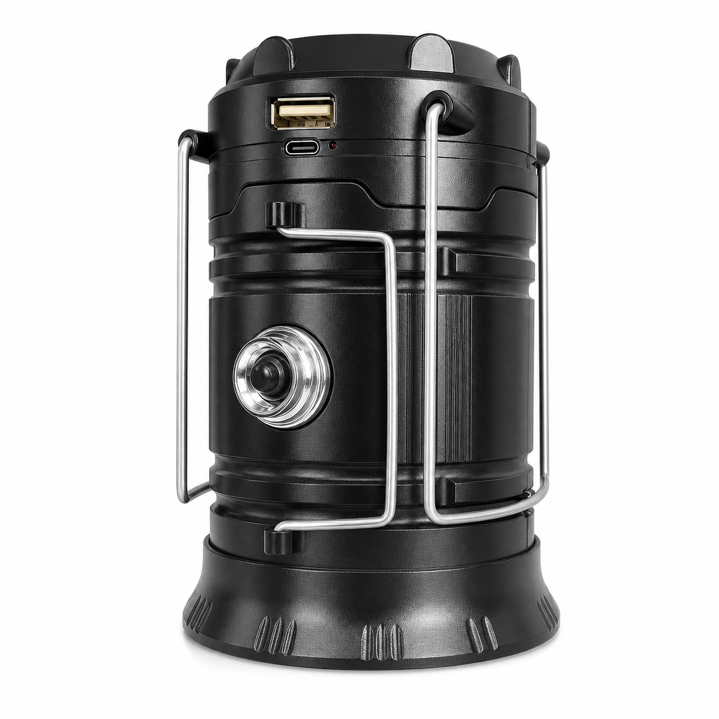 ⛺ Portable Solar LED Collapsible Camping Lantern