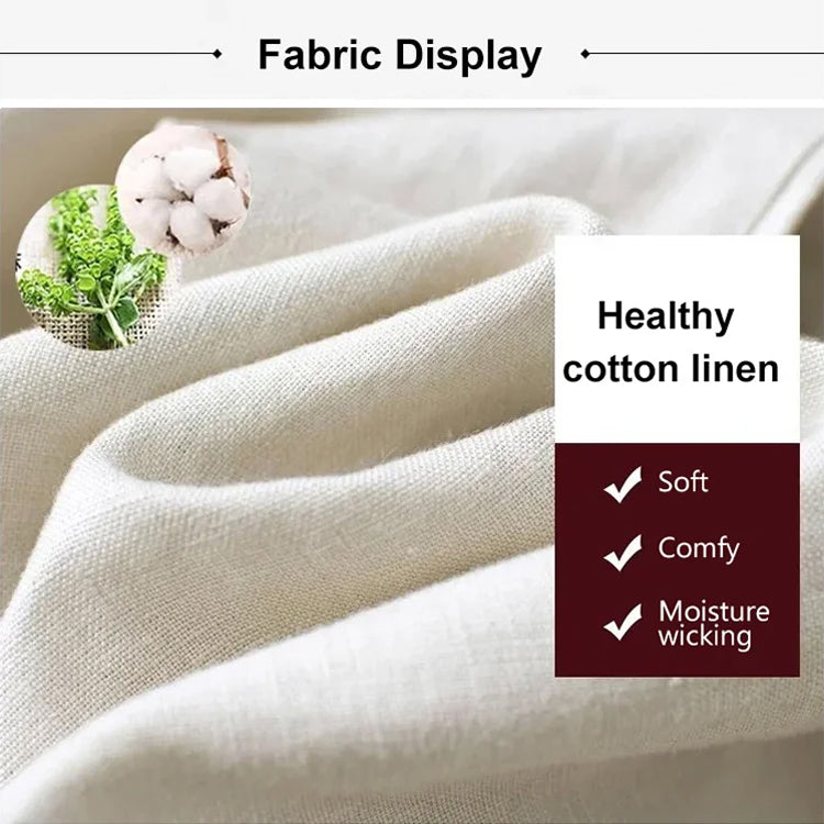 Retro Cotton And Linen Women's 2-piece Casual Shirt Set