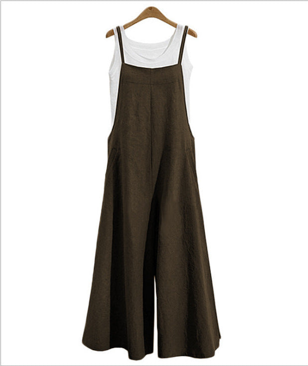 Women's Sleeveless Oversize Casual Jumpsuit