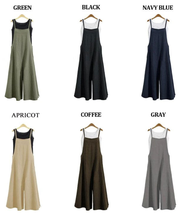 Women's Sleeveless Oversize Casual Jumpsuit