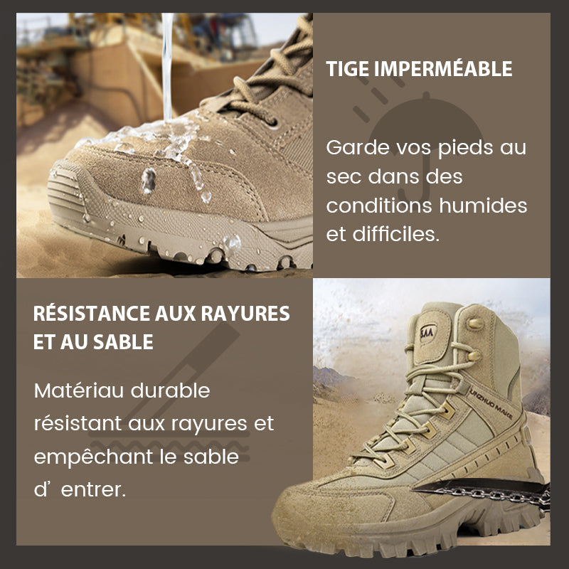 🥾67% OFF LAST DAY! 🔥 Tactical Sports Boots - Waterproof & Non-Slip Grip, Reinforced Toe for Outdoor/Training/Military Use ⚡📦