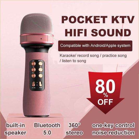 Wireless Bluetooth Karaoke Microphone