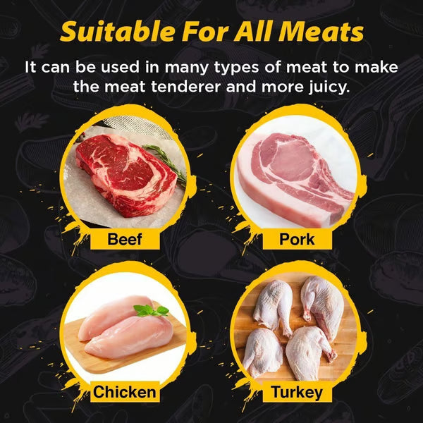 🥩 Stainless-Steel 21-Blade Meat Tenderizer