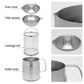 🍳 2-in-1 Stainless-Steel Frying & Oil-Straining Pot Set