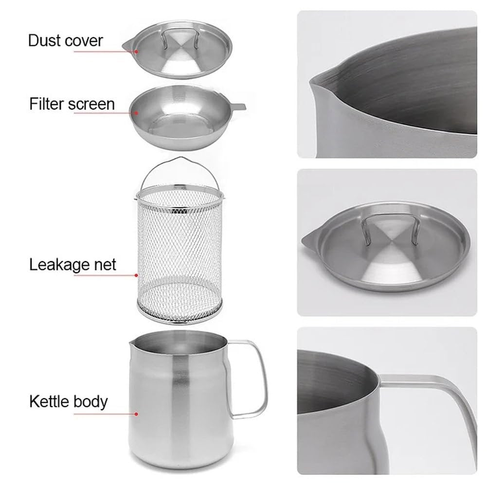 🍳 2-in-1 Stainless-Steel Frying & Oil-Straining Pot Set