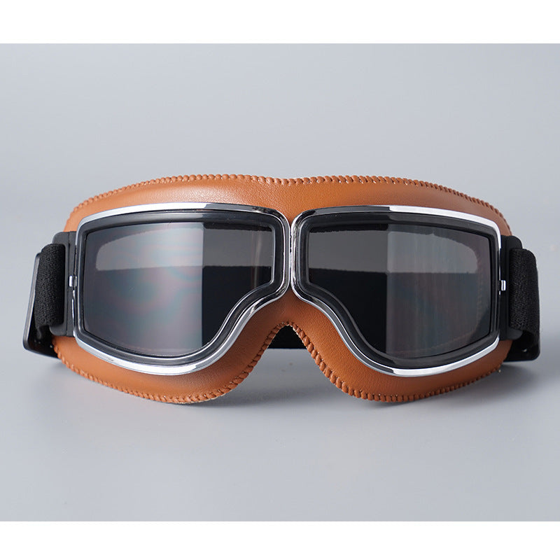 💐50% OFF ! Essential Motorcycle Gear – Vintage Anti-Fog Goggles 🛵🛡️【Special Offer】