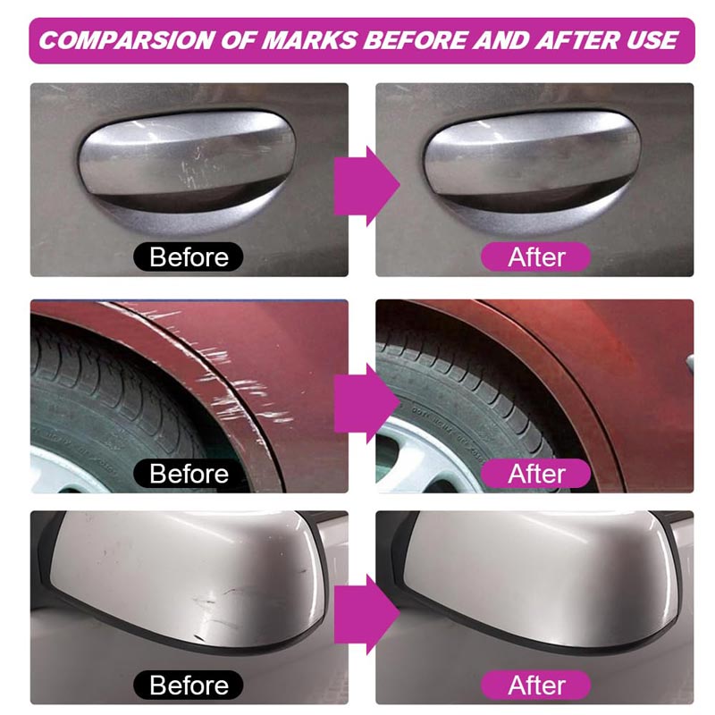 🎁Hot sale ✨Car Scratch Remover Wax with Nano Cloth