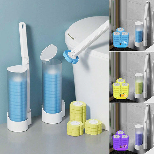 🥳2026 HOT SALE🥳💞50K+ SOLD!💦🧽 50% OFF! Hands-Free Toilet Tool – Disposable heads, powerful clean. No touching germs, no storing dirty brushes. Simple & smart. ✅🚽