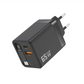 ⚡ 65W Fast Charger with Built-In Retractable USB-C Cable