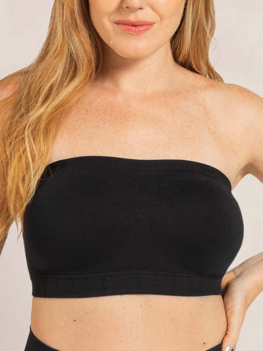 ⛱️Last day: 50% off for a limited time🤩🔥Convertible Strapless Bandeau Bra with Wireless Comfort, Anti-Slip Grip & Removable Straps