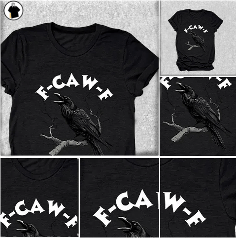 🏆LAST DAY SALE: Only $24.99!🔥 Humorous Crow Graphic T-Shirt – Say It With a Caw!