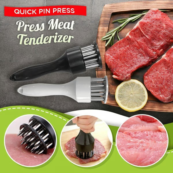 🥩 Stainless-Steel 21-Blade Meat Tenderizer