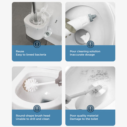 🥳2026 HOT SALE🥳💞50K+ SOLD!💦🧽 50% OFF! Hands-Free Toilet Tool – Disposable heads, powerful clean. No touching germs, no storing dirty brushes. Simple & smart. ✅🚽