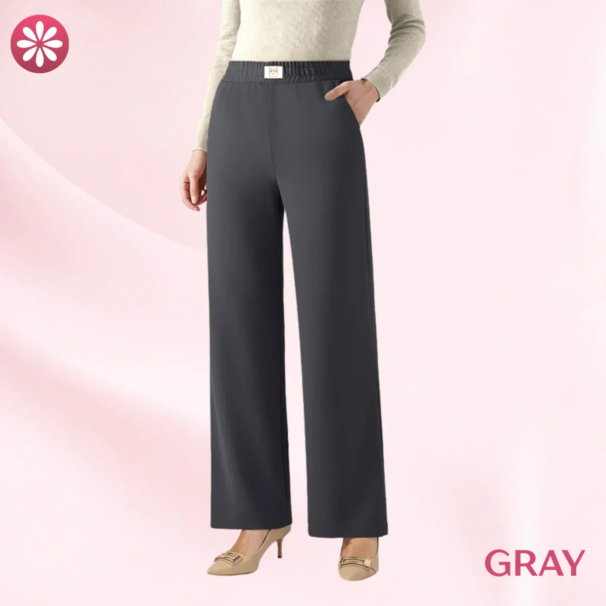 👖Three Lengths Available🌷LAST DAY SALE 50% OFF!!💥Perfect Drape High Rise Pull-On Stretch Pants
