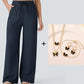 💜 LAST DAY PROMOTION - 50%OFF 💜 Lightweight Linen Pants Solid Color Drawstring Casual Pants - Breathable & Skin-Friendly
