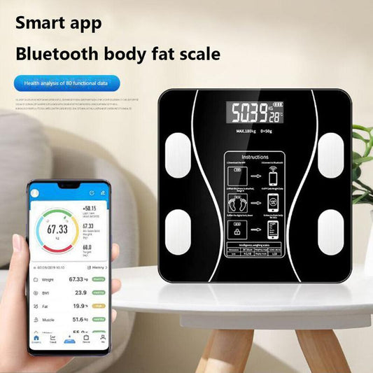 ⏳LAST DAY SALE 50% OFF🔥Smart BMI Digital Wireless Weight Scales with LCD Display