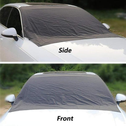 ❄️☀️ 50% OFF! Windshield Anti-Snow & Anti-Frost Cover with Mirror Protection – Ready-to-Drive in Any Weather!🔥
