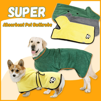 🐶LAST DAY SALE 50% OFF💦 Super Absorbent Quick-drying Pet Dog Bathrobe🐾