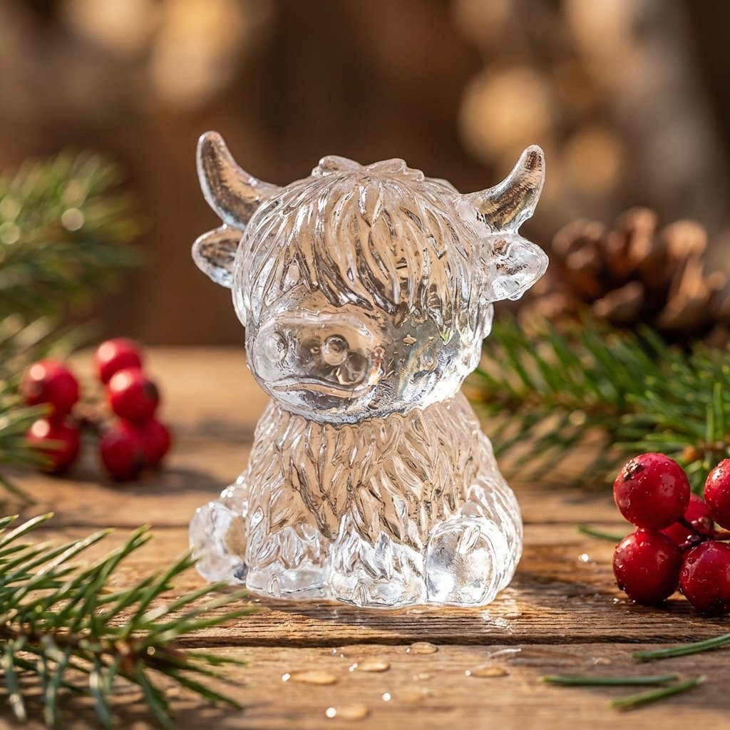 ⏳LAST DAY SALE 50% OFF⚡🐮 Mini Highland Cow Ice Cube Mold – Cute 3D Ice for Drinks, Parties & Gifts