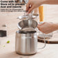 🍳 2-in-1 Stainless-Steel Frying & Oil-Straining Pot Set