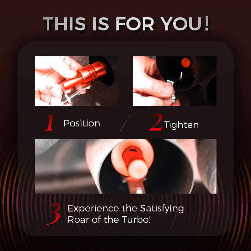 🚗 BUY 2 GET 1 FREE! 🏎️ Turbo Sound Simulator Whistle – Gives Any Vehicle an Instant Sports Car Roar, Easy Installation 💨