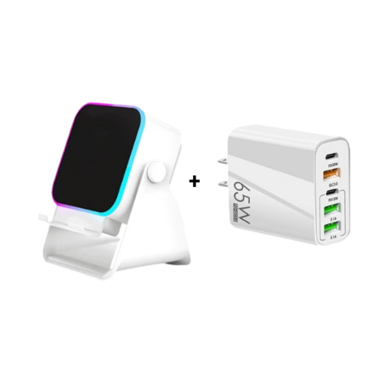 🔊 5-in-1 Bluetooth Speaker with Induction Charging & Adjustable Phone Stand