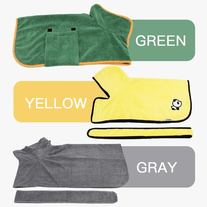 🐶LAST DAY SALE 50% OFF💦 Super Absorbent Quick-drying Pet Dog Bathrobe🐾