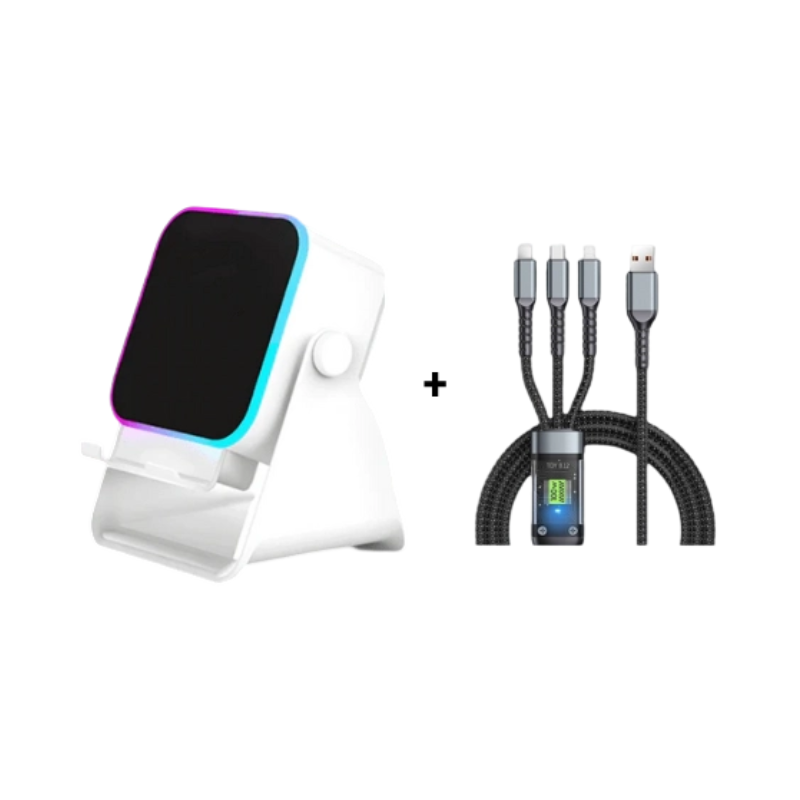 🔊 5-in-1 Bluetooth Speaker with Induction Charging & Adjustable Phone Stand