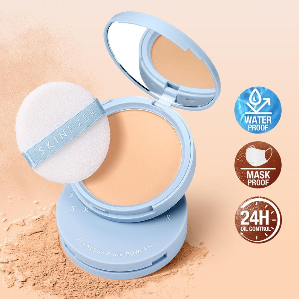 💙 Matte Oil-Control Pressed Powder Duo