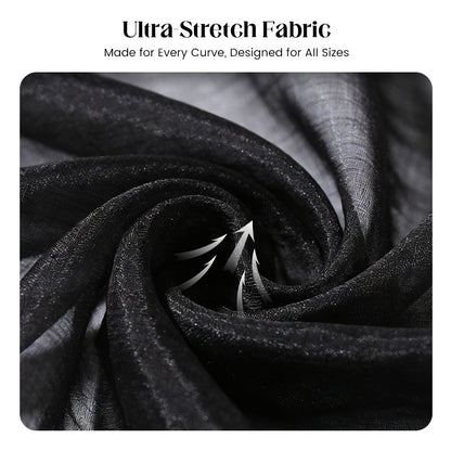 Strapless Crinkle Wide-Leg Jumpsuit