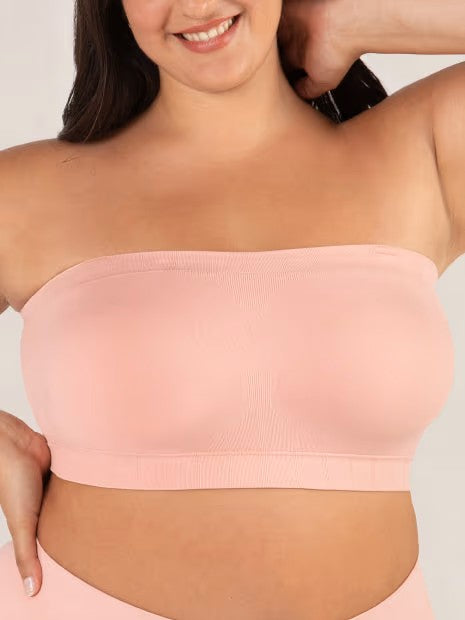 ⛱️Last day: 50% off for a limited time🤩🔥Convertible Strapless Bandeau Bra with Wireless Comfort, Anti-Slip Grip & Removable Straps