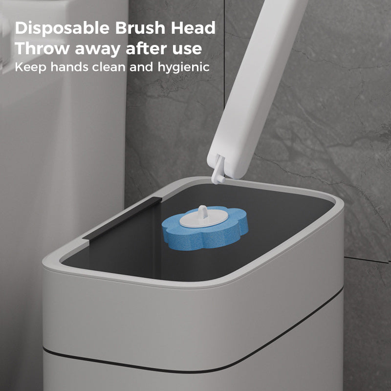 🥳2026 HOT SALE🥳💞50K+ SOLD!💦🧽 50% OFF! Hands-Free Toilet Tool – Disposable heads, powerful clean. No touching germs, no storing dirty brushes. Simple & smart. ✅🚽