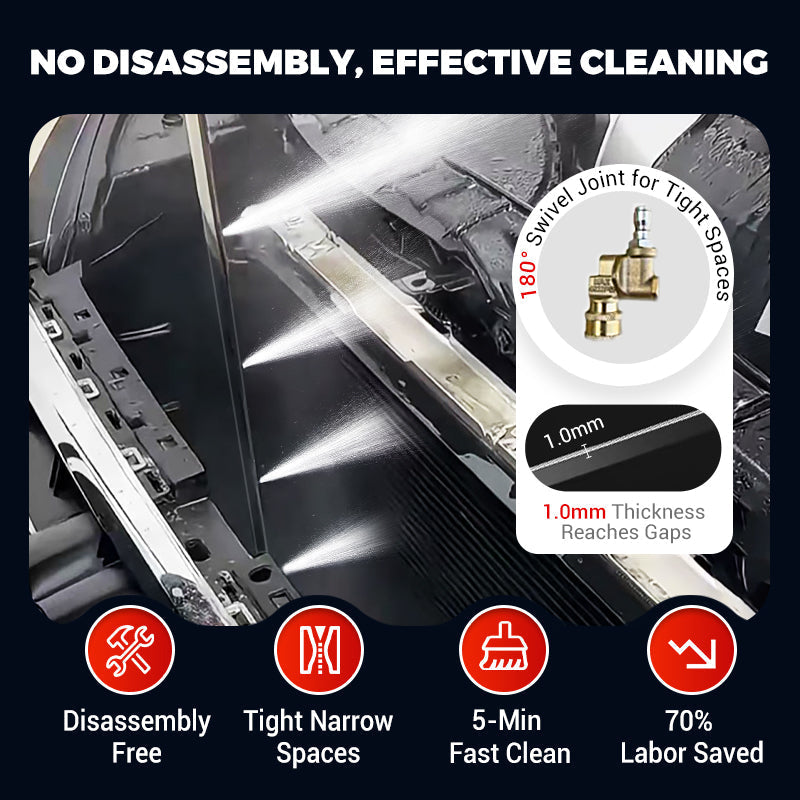 🚗 Flexible Car Crevice Cleaning Tool for Tight Gaps