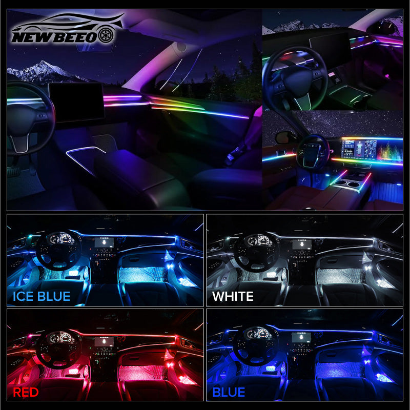 🌈 Car Interior LED Ambient Light Strip