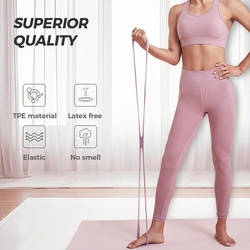 🎁Final Hours Flash Sale $22.99!!⚡Figure 8 TPE Resistance Bands – Yoga & Gym Training Gear