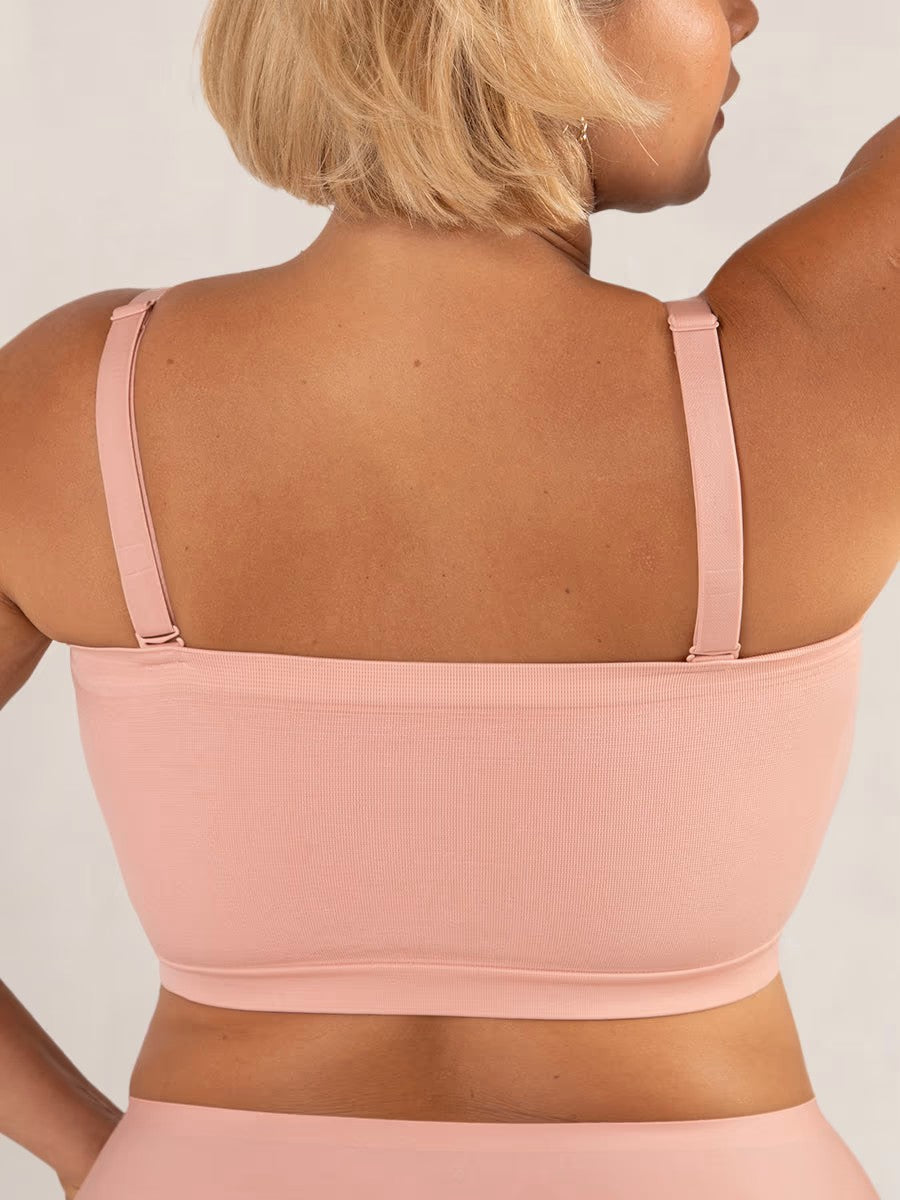 ⛱️Last day: 50% off for a limited time🤩🔥Convertible Strapless Bandeau Bra with Wireless Comfort, Anti-Slip Grip & Removable Straps