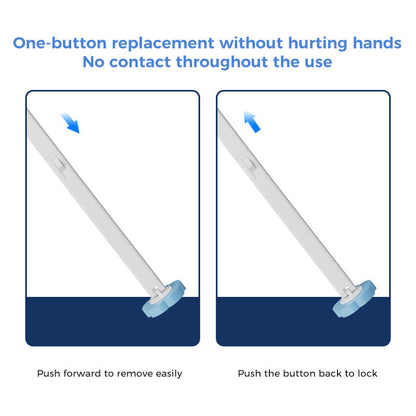 🥳2026 HOT SALE🥳💞50K+ SOLD!💦🧽 50% OFF! Hands-Free Toilet Tool – Disposable heads, powerful clean. No touching germs, no storing dirty brushes. Simple & smart. ✅🚽