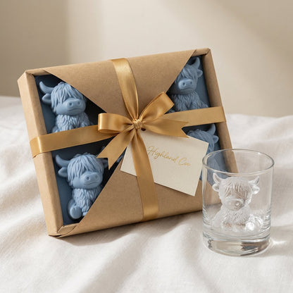 ⏳LAST DAY SALE 50% OFF⚡🐮 Mini Highland Cow Ice Cube Mold – Cute 3D Ice for Drinks, Parties & Gifts