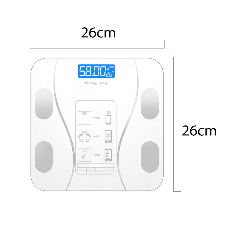 ⏳LAST DAY SALE 50% OFF🔥Smart BMI Digital Wireless Weight Scales with LCD Display