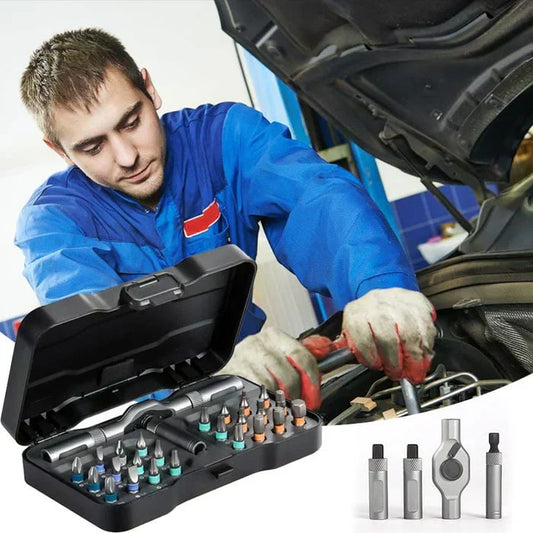 💥Hot Sale 60% Off⏳24-in-1 Multi-Purpose Ratchet Screwdriver Set